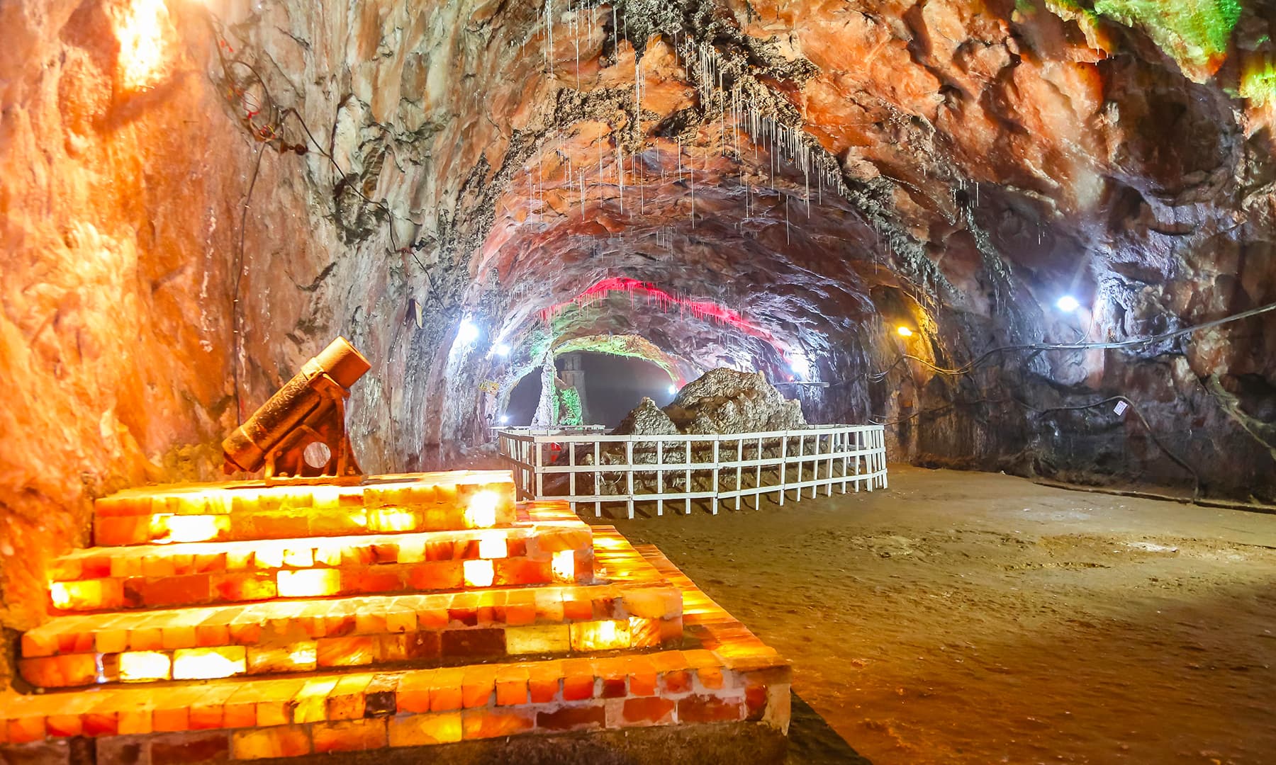 The Khewra Salt Mine Caves
